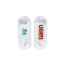 Load image into Gallery viewer, A6 Socks - Teal / Orange
